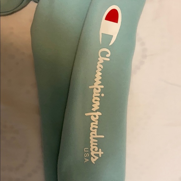 Mint Supreme x Champion Sweartshirt hoodie - Picture 3 of 5